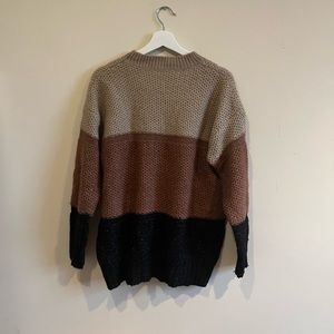 Oversized winter sweater